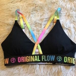 Zumba wear original flow bra size L brand new